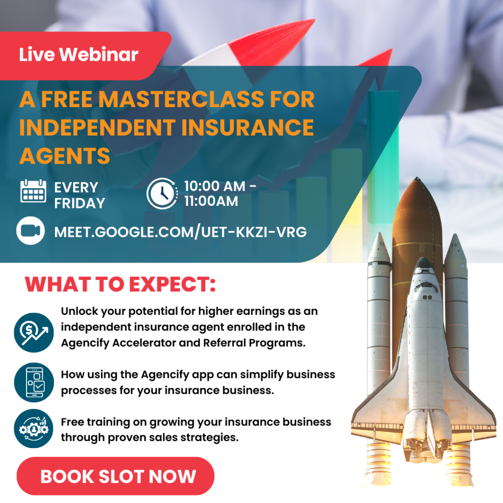 Free Masterclass for Independent Insurance Agents by Agencify